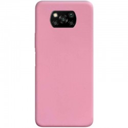 Силиконовый чехол Candy для Xiaomi Poco X3 NFC / Poco X3 Pro, Розовый