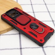 Ударопрочный чехол Camshield Serge Ring для Xiaomi Poco X3 NFC / Poco X3 Pro, Красный