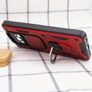 Ударостійкий чохол Camshield Serge Ring для Xiaomi Poco X3 NFC / Poco X3 Pro, Червоний