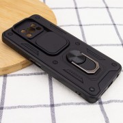 Ударостійкий чохол Camshield Serge Ring для Xiaomi Poco X3 NFC / Poco X3 Pro, Чорний
