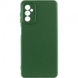 Чехол Silicone Cover Lakshmi Full Camera (A) для Samsung Galaxy A24 4G, Зеленый / Dark green