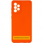 Силиконовый чехол Candy Full Camera для Samsung Galaxy A24 4G, Оранжевый / Orange