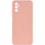 Силиконовый чехол Candy Full Camera для Samsung Galaxy A24 4G, Розовый / Pink Sand