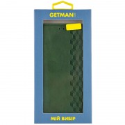 Шкіряний чохол книжка GETMAN Cubic (PU) для Samsung Galaxy A24 4G, Зелений