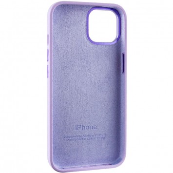 Чохол Silicone Case Metal Buttons (AA) для Apple iPhone 14 (6.1"), Бузковий / Lilac - Чохли для iPhone 14 - зображення 3 