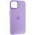 Чехол Silicone Case Metal Buttons (AA) для Apple iPhone 14 (6.1"), Сиреневый / Lilac