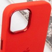 Чохол Silicone Case Metal Buttons (AA) для Apple iPhone 14 (6.1"), Червоний / Red