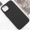 Чехол Silicone Case Metal Buttons (AA) для Apple iPhone 14 (6.1"), Черный / Black