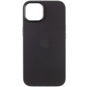 Чохол Silicone Case Metal Buttons (AA) для Apple iPhone 14 (6.1"), Чорний / Black