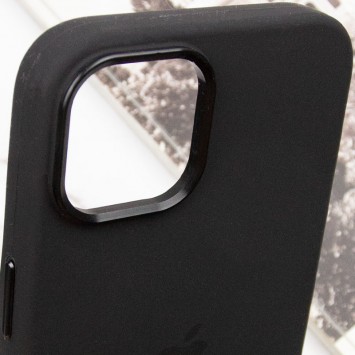 Чохол Silicone Case Metal Buttons (AA) для Apple iPhone 14 (6.1"), Чорний / Black - Чохли для iPhone 14 - зображення 7 