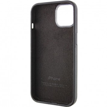 Чохол Silicone Case Metal Buttons (AA) для Apple iPhone 14 (6.1"), Чорний / Black - Чохли для iPhone 14 - зображення 4 