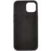 Чехол Silicone Case Metal Buttons (AA) для Apple iPhone 14 (6.1"), Черный / Black