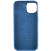 Чохол Silicone Case Metal Buttons (AA) для Apple iPhone 14 (6.1"), Синій / Blue Jay