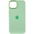 Чохол Silicone Case Metal Buttons (AA) для iPhone 14, Зелений / Pistachio