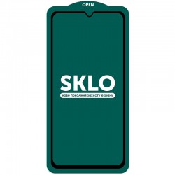Защитное стекло SKLO 5D (тех.пак) для Samsung Galaxy M14 5G, Черный