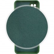 Чохол Silicone Cover Lakshmi Full Camera (A) для Xiaomi Redmi 9C, Зелений / Dark green