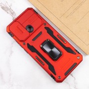 Ударопрочный чехол Camshield Army Ring для Xiaomi Redmi 9C/10A, Красный/Red