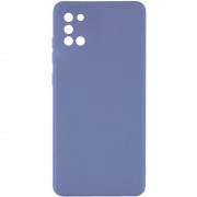 Силиконовый чехол Candy Full Camera для Samsung Galaxy A31, Голубой / Mist blue