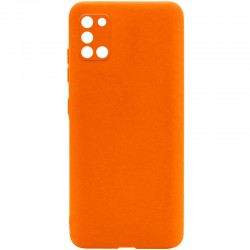 Силиконовый чехол Candy Full Camera для Samsung Galaxy A31, Оранжевый / Orange