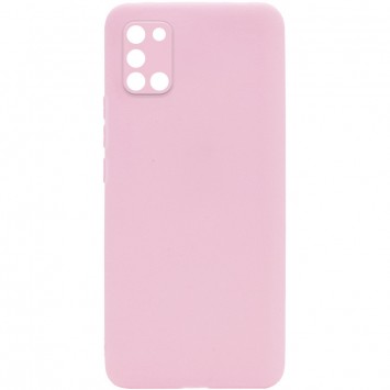 Силиконовый чехол Candy Full Camera для Samsung Galaxy A31, Розовый / Pink Sand
