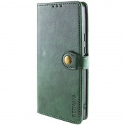 Шкіряний чохол книжка GETMAN Gallant (PU) для Samsung Galaxy A31, Зелений