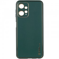 Шкіряний чохол Xshield для Xiaomi Redmi Note 12 4G, Зелений / Army green