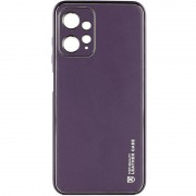 Кожаный чехол Xshield для Xiaomi Redmi Note 12 4G, Фиолетовый / Dark Purple