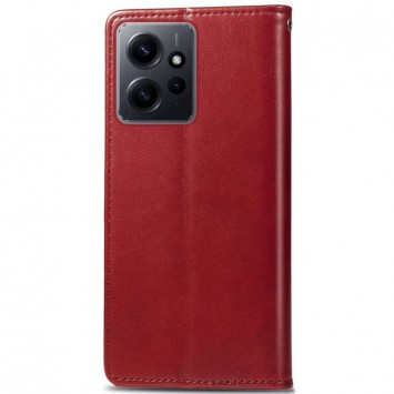 Кожаный чехол книжка GETMAN Gallant (PU) для Xiaomi Redmi Note 12 4G, Красный - Xiaomi - изображение 1