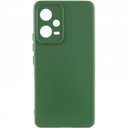 Чехол Silicone Cover Lakshmi Full Camera (A) для Xiaomi Poco X5 5G / Redmi Note 12 5G, Зеленый / Dark green