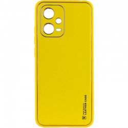 Шкіряний чохол Xshield для Xiaomi Poco X5 5G / Redmi Note 12 5G, Жовтий / Yellow