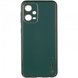 Шкіряний чохол Xshield для Xiaomi Poco X5 5G / Redmi Note 12 5G, Зелений / Army green