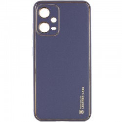 Шкіряний чохол Xshield для Xiaomi Poco X5 5G / Redmi Note 12 5G, Сірий / Lavender Gray