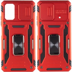 Ударопрочный чехол Camshield Army Ring для Xiaomi Poco X5 5G / Note 12 5G, Красный / Red