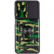 Протиударний чохол для Samsung Galaxy M53 5G Camshield Serge Ring Camo Зелений / Army Green