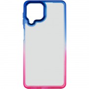 Чехол для Samsung Galaxy M53 5G TPU+PC Fresh sip series Розовый / Синий