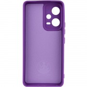 Чохол Silicone Cover Lakshmi Full Camera (A) для Xiaomi Poco X5 5G / Redmi Note 12 5G, Фіолетовий / Purple