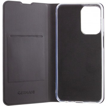 Шкіряний чохол книжка GETMAN Elegant (PU) для Xiaomi Poco X5 5G / Redmi Note 12 5G, Чорний - Xiaomi Poco X5 5G - зображення 5 
