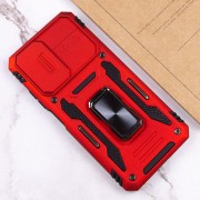 Ударопрочный чехол Camshield Army Ring для Xiaomi Redmi Note 11 (Global) / Note 11S, Красный / Red
