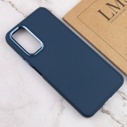 TPU чехол Bonbon Metal Style для Xiaomi Redmi Note 11 (Global) / Note 11S, Синий / Cosmos blue