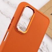 TPU чехол Bonbon Metal Style для Xiaomi Redmi Note 11 (Global) / Note 11S, Оранжевый / Papaya