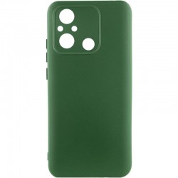 Чохол Silicone Cover Lakshmi Full Camera (A) для Xiaomi Redmi 12C, Зелений / Dark green