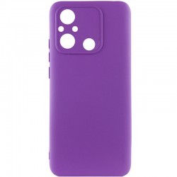 Чохол Silicone Cover Lakshmi Full Camera (A) для Xiaomi Redmi 12C, Фіолетовий / Purple