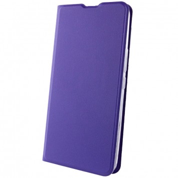 Кожаный чехол книжка GETMAN Elegant (PU) для Xiaomi Redmi 12C, Фиолетовый - Xiaomi Redmi 12C - изображение 1