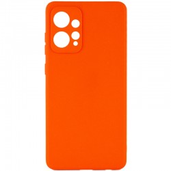 Силиконовый чехол Candy Full Camera для Xiaomi Redmi 12, Оранжевый / Orange