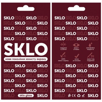 Захисне скло SKLO 3D (full glue) для Xiaomi Redmi 12 / Poco M6 Pro, Чорний - Xiaomi - зображення 6 
