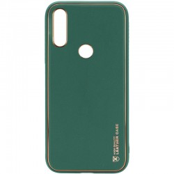 Кожаный чехол Xshield для Xiaomi Redmi Note 7 / Note 7 Pro / Note 7s, Зеленый / Army green