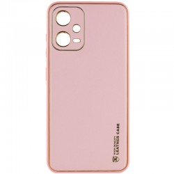 Шкіряний чохол Xshield для Xiaomi Redmi Note 12 Pro 5G, Рожевий / Pink
