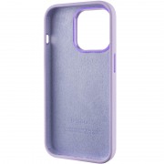 Чохол Silicone Case Metal Buttons (AA) для Apple iPhone 13 Pro Max (6.7"), Бузковий / Lilac