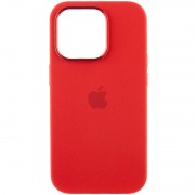 Чехол Silicone Case Metal Buttons (AA) для Apple iPhone 13 Pro Max (6.7"), Красный / Red