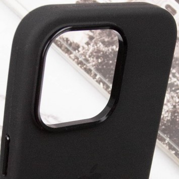 Чохол Silicone Case Metal Buttons (AA) для Apple iPhone 13 Pro Max (6.7"), Чорний / Black - Чохли для iPhone 13 Pro Max - зображення 7 